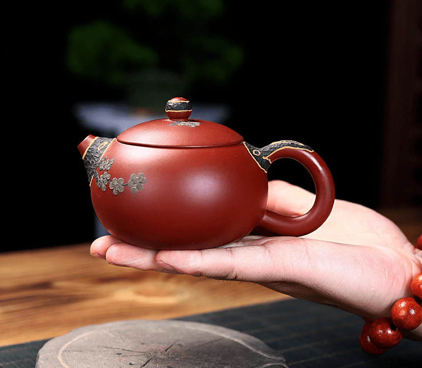 240ml Antique Yixing Purple Clay Tea Pot Handmade Dahongpao Xishi Teapot Chinese Beauty Filter Infuser Zisha Teaset Tea Ceremony - China Tea Store