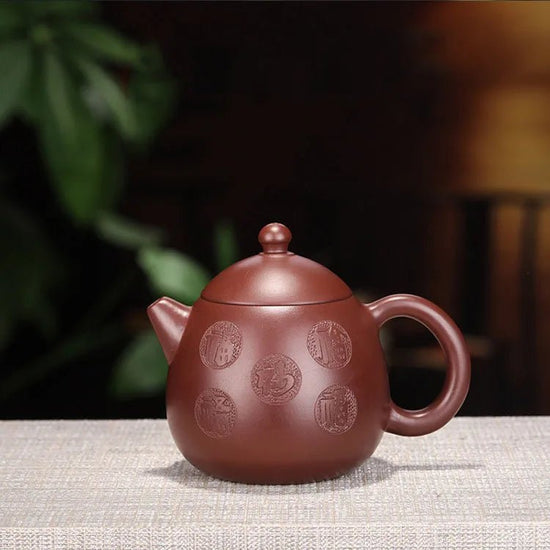 240ml Raw Ore Zhu Mud Dragon Egg Teapot Chinese Yixing Purple Clay Tea Pot Household Filter Beauty Tea Kettle Customized Teaware - China Tea Store