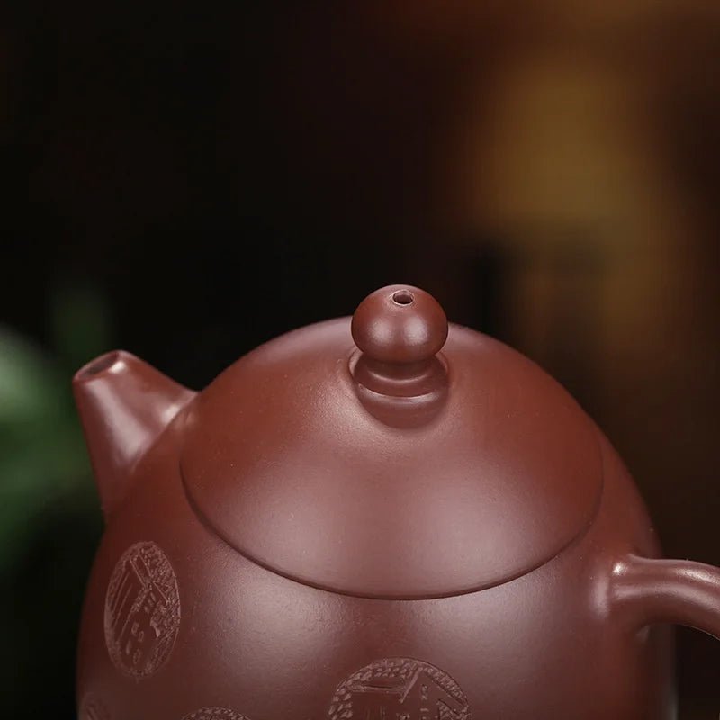 240ml Raw Ore Zhu Mud Dragon Egg Teapot Chinese Yixing Purple Clay Tea Pot Household Filter Beauty Tea Kettle Customized Teaware - China Tea Store