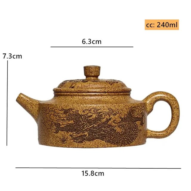 240ml Tradition Section Mud Filter Teapot Master Handmade Yixing Purple Clay Tea Pot Custom Tea Accessories Zisha Tea Set - China Tea Store