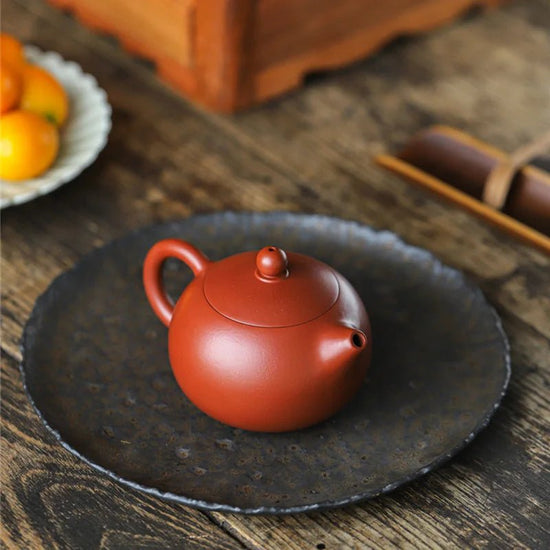 240ML Yixing Purple Clay Teapot Machine - made Xishi Tea Pot Raw Ore Dahongpao Quality Teaware Oolong Pu're Tea Set Filter Kettle - China Tea Store