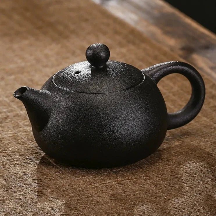 250ml Japanese Crude Pottery Xishi Teapot Retro Ceramic Tea Infuser Handmade Ball Hole Filter Beauty Teapot Household Teaware - China Tea Store