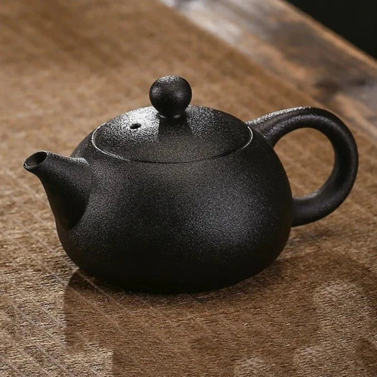 250ml Japanese Crude Pottery Xishi Teapot Retro Ceramic Tea Infuser Handmade Ball Hole Filter Beauty Teapot Household Teaware - China Tea Store