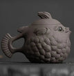 250ml Puffer Fish Purple Clay Pot Handmade Teapots Kung Fu Teaware Kettle Ornaments Tea Pets Ceramics Tea Pots Tea Making Tools - China Tea Store