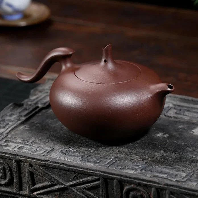 260ML Creative Handmade Flying Sky Pot Chinese Yixing Purple Clay Tea Pot Filter Beauty Kettle Raw Ore Mud Zisha Tea Set Gifts - China Tea Store