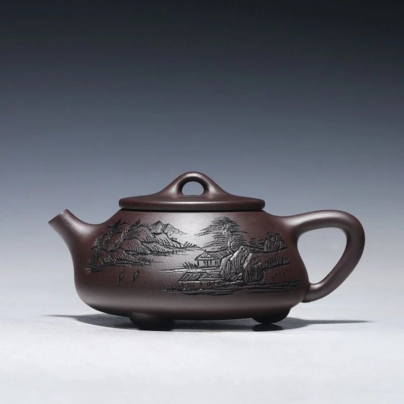 260ml Yixing Purple Clay Teapot Handmade Filter Xishi Tea Pot Chinese Authentic Zisha Tea Set Kettle Customized Gifts - China Tea Store