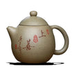 280ml Chinese Yixing Purple Clay Teapots Raw Ore Section Mud Dragon Egg Tea Pot Home Hand Painted Tea Kettle Teaware Supplies - China Tea Store