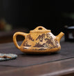 280ml Hand - carved Yixing Purple Clay Teapot Section Mud Stone Scoop Tea Infuser Custom Zisha Tea Set Chinese Tea Accessories - China Tea Store