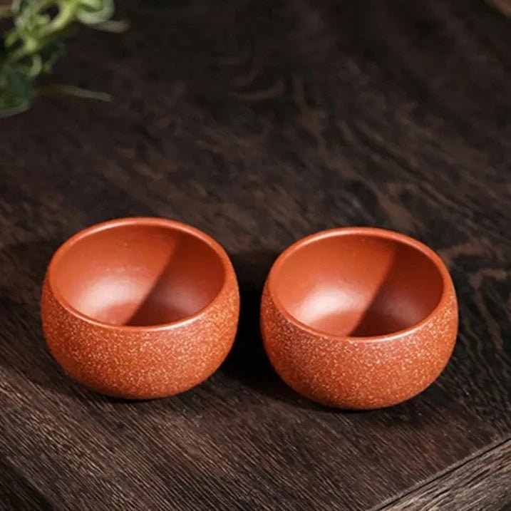 2pcs/ 40ml Chinese Purple Clay Teacup Traditional Beauty Tea Set Portable Personal Single Cup Handmade Custom Tea Accessories - China Tea Store