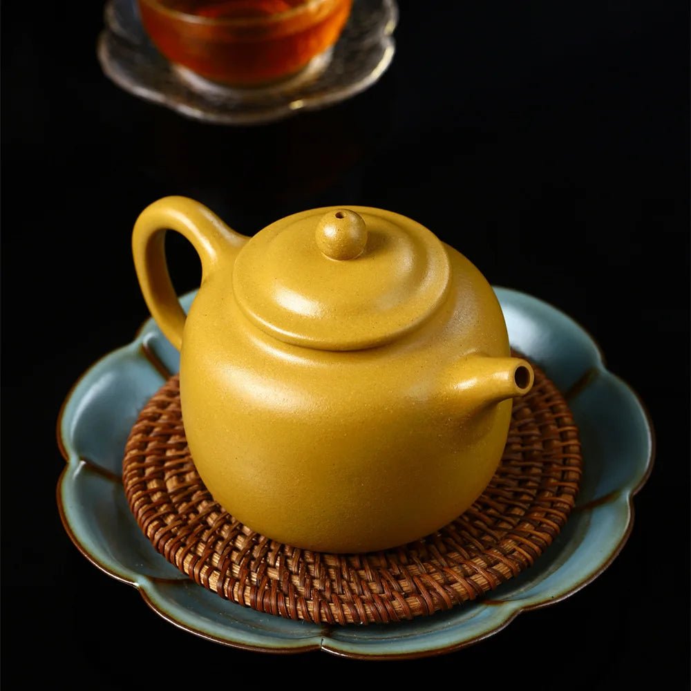 300cc High - end Yixing Purple Clay Teapots Kettle Famous Handmade Small Capacity Xishi Tea Pot Chinese Raw Ore Zisha Tea Set - China Tea Store