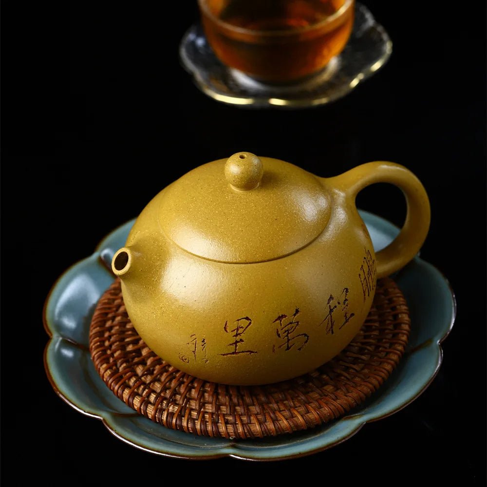 300ml Chinese Yixing Purple Clay Teapots Famous Artists Handmade Xi Shi Tea Pot Raw Ore Section Mud Kettle Zisha Tea Set - China Tea Store