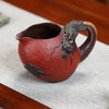 310ml Authentic Chinese Yixing Purple Clay Fair Cup Cha Hai Master Handmade Dargon Handle Tea Pitcher Zisha Tea Set Accessories