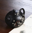 350ml Hand - painted Plum Blossom Xishi Teapot Yixing Purple Clay Tea Pot Antique Black Gold Sand Beauty Kettle Zisha Teaware - China Tea Store