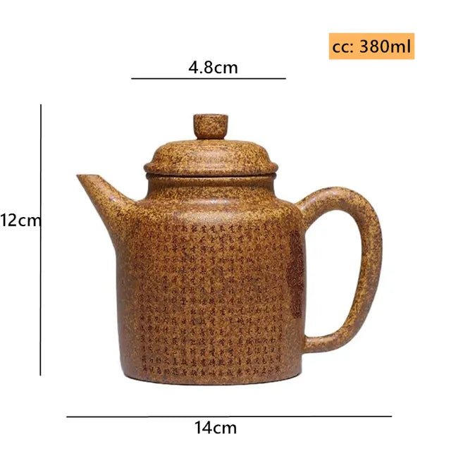 380ml High Quality Zisha Section Mud Teapot Yixing Purple Clay Tea Infuser Chinese Filter Beauty Kettle Master Handmade Tea Set - China Tea Store