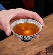 50/60ml Hand - made Ceramic Silver Teacup High Quality Portable Master Cup Custom Beauty Tea Cup Traditional Tea Accessories - China Tea Store