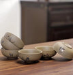 6 Pieces of Ceramic Personal Single Cup Handmade Small Tea Bowl Household Rough Pottery Tea Cup Chinese Tea Set Accessories - China Tea Store