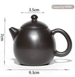 90ml Chinese Yixing Small Capacity Purple Clay Teapot Handmade Dragon Egg Tea Pot Raw Ore Black Mud Kettle Zisha Tea Set Teaware - China Tea Store