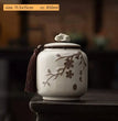 Antique Style Ceramic Tea Tin Handmade Tea Bag Storage Jar Sealed Against Moisture Coffee Container Kitchen Tea Accessories - China Tea Store