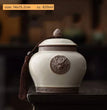 Antique Style Ceramic Tea Tin Handmade Tea Bag Storage Jar Sealed Against Moisture Coffee Container Kitchen Tea Accessories - China Tea Store