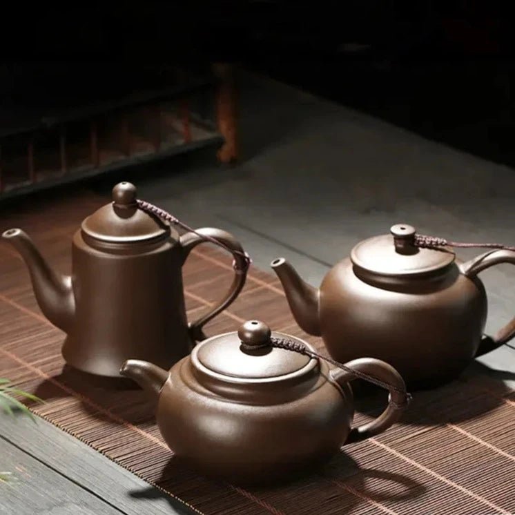 Antique Yixing Purple Clay Tea Pot Raw Ore Zhu Mud Beauty Kettle Chinese Zisha Tea Set Customized Ball Hole Filter Teapot - China Tea Store