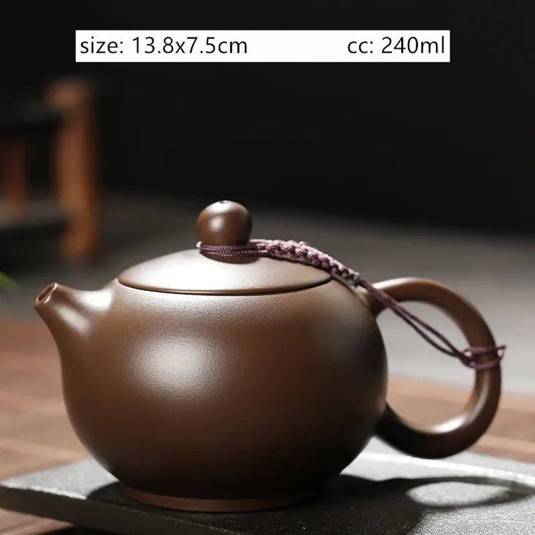 Antique Yixing Purple Clay Tea Pot Raw Ore Zhu Mud Beauty Kettle Chinese Zisha Tea Set Customized Ball Hole Filter Teapot - China Tea Store