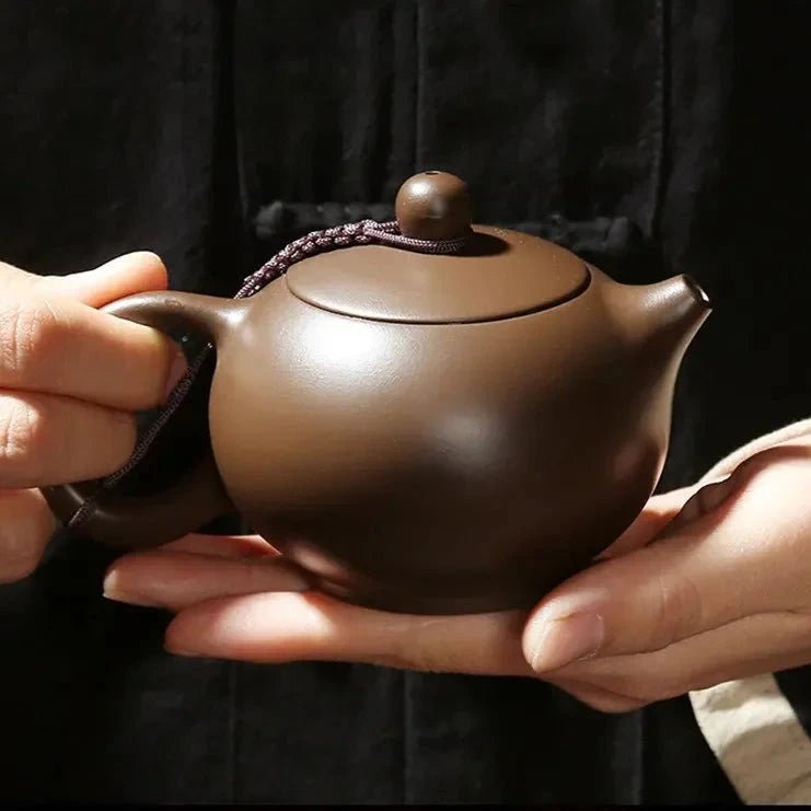 Antique Yixing Purple Clay Tea Pot Raw Ore Zhu Mud Beauty Kettle Chinese Zisha Tea Set Customized Ball Hole Filter Teapot - China Tea Store