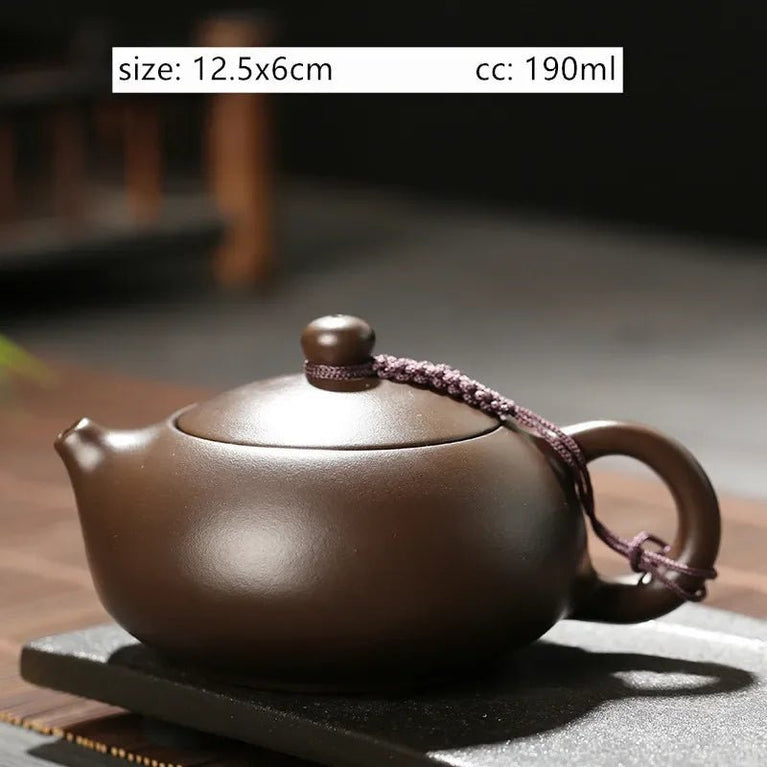 Antique Yixing Purple Clay Tea Pot Raw Ore Zhu Mud Beauty Kettle Chinese Zisha Tea Set Customized Ball Hole Filter Teapot - China Tea Store