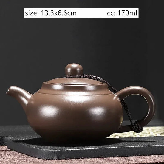 Antique Yixing Purple Clay Tea Pot Raw Ore Zhu Mud Beauty Kettle Chinese Zisha Tea Set Customized Ball Hole Filter Teapot - China Tea Store