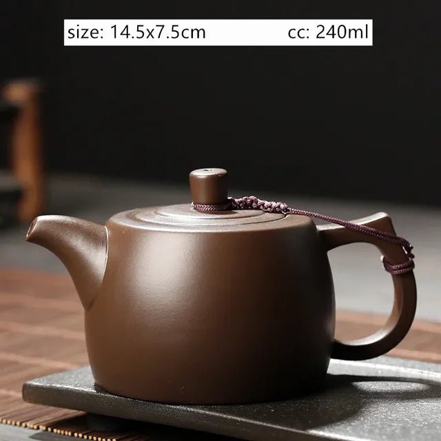 Antique Yixing Purple Clay Tea Pot Raw Ore Zhu Mud Beauty Kettle Chinese Zisha Tea Set Customized Ball Hole Filter Teapot - China Tea Store