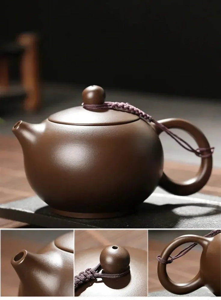 Antique Yixing Purple Clay Tea Pot Raw Ore Zhu Mud Beauty Kettle Chinese Zisha Tea Set Customized Ball Hole Filter Teapot - China Tea Store