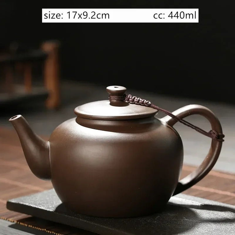 Antique Yixing Purple Clay Tea Pot Raw Ore Zhu Mud Beauty Kettle Chinese Zisha Tea Set Customized Ball Hole Filter Teapot - China Tea Store