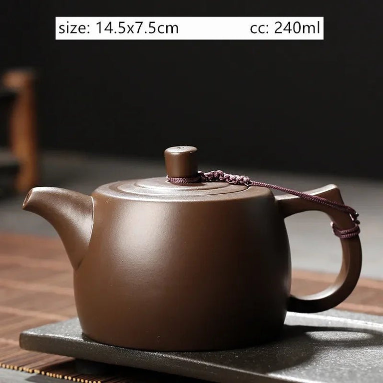 Antique Yixing Purple Clay Tea Pot Raw Ore Zhu Mud Beauty Kettle Chinese Zisha Tea Set Customized Ball Hole Filter Teapot - China Tea Store