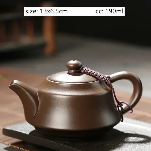 Antique Yixing Purple Clay Tea Pot Raw Ore Zhu Mud Beauty Kettle Chinese Zisha Tea Set Customized Ball Hole Filter Teapot - China Tea Store