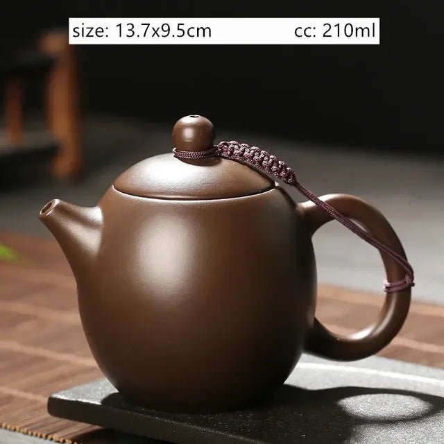 Antique Yixing Purple Clay Tea Pot Raw Ore Zhu Mud Beauty Kettle Chinese Zisha Tea Set Customized Ball Hole Filter Teapot - China Tea Store