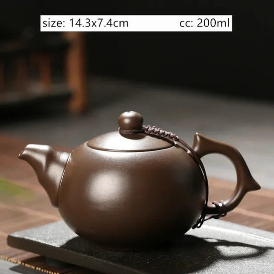 Antique Yixing Purple Clay Tea Pot Raw Ore Zhu Mud Beauty Kettle Chinese Zisha Tea Set Customized Ball Hole Filter Teapot - China Tea Store