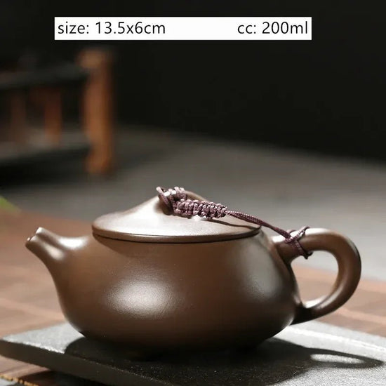 Antique Yixing Purple Clay Tea Pot Raw Ore Zhu Mud Beauty Kettle Chinese Zisha Tea Set Customized Ball Hole Filter Teapot - China Tea Store