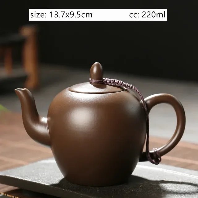 Antique Yixing Purple Clay Tea Pot Raw Ore Zhu Mud Beauty Kettle Chinese Zisha Tea Set Customized Ball Hole Filter Teapot - China Tea Store