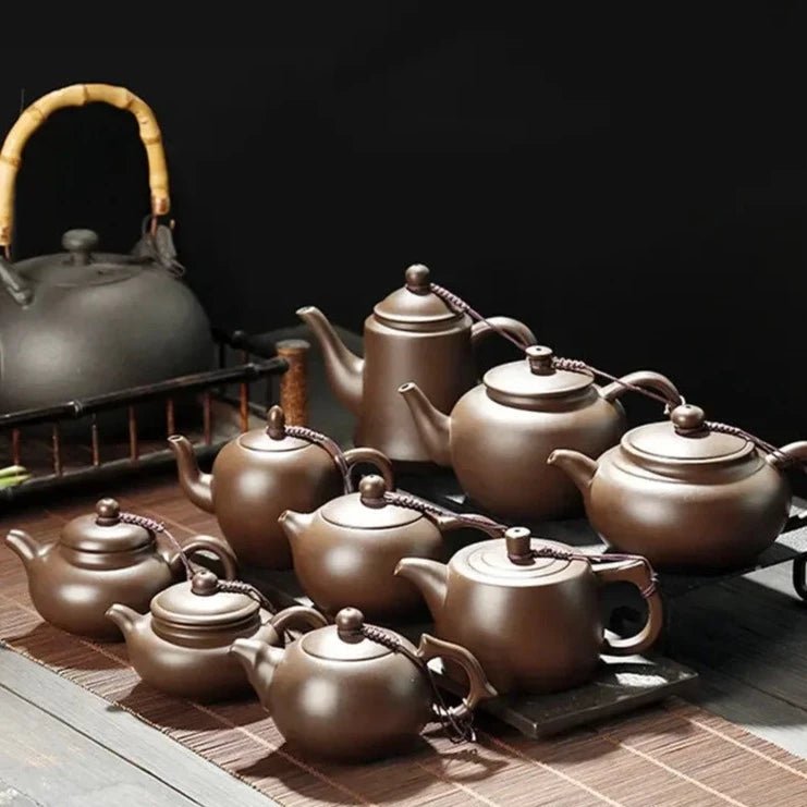 Antique Yixing Purple Clay Tea Pot Raw Ore Zhu Mud Beauty Kettle Chinese Zisha Tea Set Customized Ball Hole Filter Teapot - China Tea Store