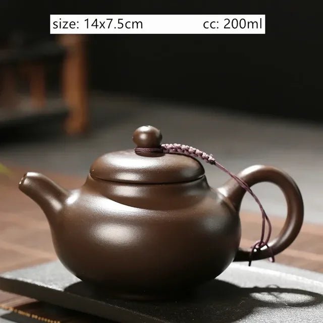 Antique Yixing Purple Clay Tea Pot Raw Ore Zhu Mud Beauty Kettle Chinese Zisha Tea Set Customized Ball Hole Filter Teapot - China Tea Store