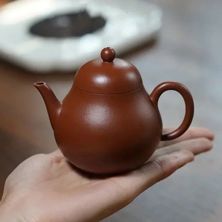 Authentic Yixing Purple Clay Teapot Dahongpao Pear Shaped Pot Handmade Filter Beauty Kettle Tradition Puer Tea Set Drinkware - China Tea Store