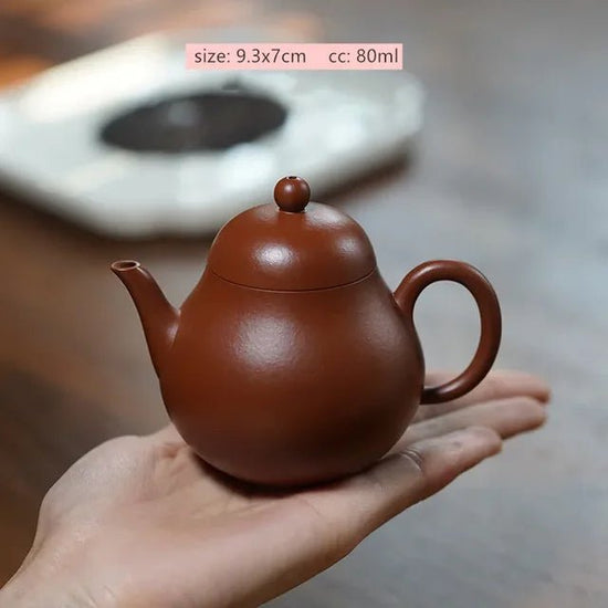 Authentic Yixing Purple Clay Teapot Dahongpao Pear Shaped Pot Handmade Filter Beauty Kettle Tradition Puer Tea Set Drinkware - China Tea Store