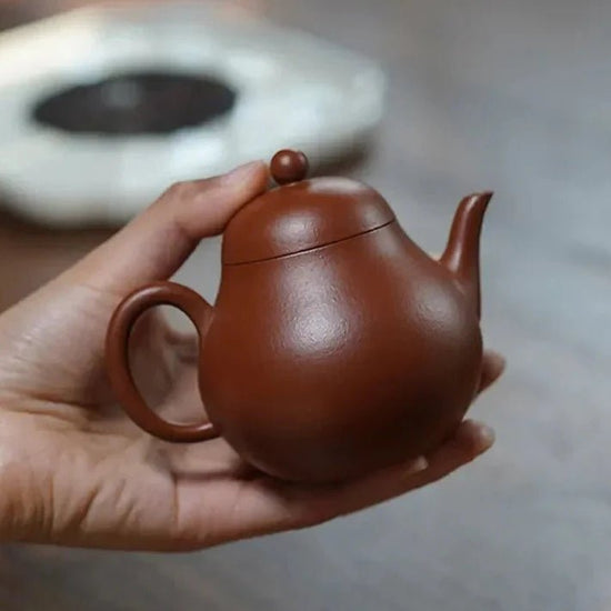 Authentic Yixing Purple Clay Teapot Dahongpao Pear Shaped Pot Handmade Filter Beauty Kettle Tradition Puer Tea Set Drinkware - China Tea Store