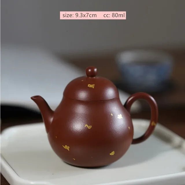 Authentic Yixing Purple Clay Teapot Dahongpao Pear Shaped Pot Handmade Filter Beauty Kettle Tradition Puer Tea Set Drinkware - China Tea Store