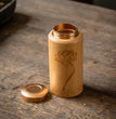 Bamboo Sealed Tea Caddy Handmade Wood Chinese Style Bamboo Container Portable Bamboo Tea Canister for Household Use - China Tea Store