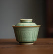 Celadon Hand Carved Gaiwan For Tea Pottery Tureen With Lid Green Teaware Kung Fu Tea Ceremony Set Coffee Cups Tea Bowls Chawan - China Tea Store