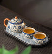 Celadon Ru Kiln Xishi Teapot Set Single Pot Tea Brewer Household High - grade Ceramic Kung Fu Tea Set - China Tea Store