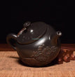 China Jianshui (Not Yixing) Purple Clay Black Ceramic Handmade Full Carving Teapot Kettle Porcelain Kung Fu Tea Set Drinkware - China Tea Store