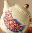 Chinese arowana teapot ceramic household teacup single pot tea machine Chinese retro kung fu tea set - China Tea Store