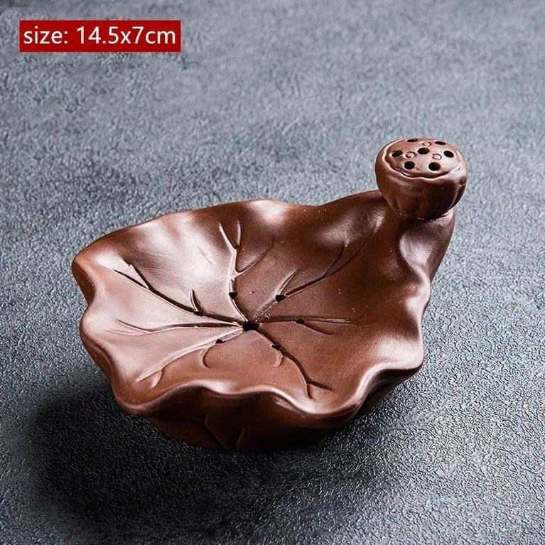Chinese Purple Clay Tea Tray Household Water Storage Type Tea Sea Creative Zisha Pot Bearing Antique Tea Set Trays Decorative - China Tea Store