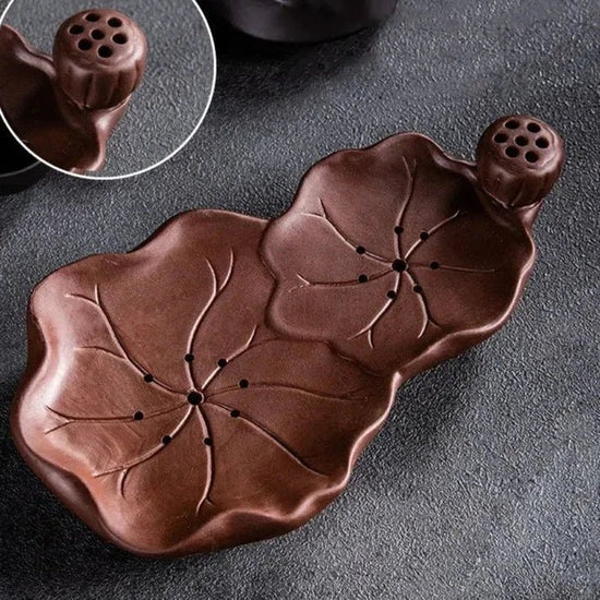 Chinese Purple Clay Tea Tray Household Water Storage Type Tea Sea Creative Zisha Pot Bearing Antique Tea Set Trays Decorative - China Tea Store